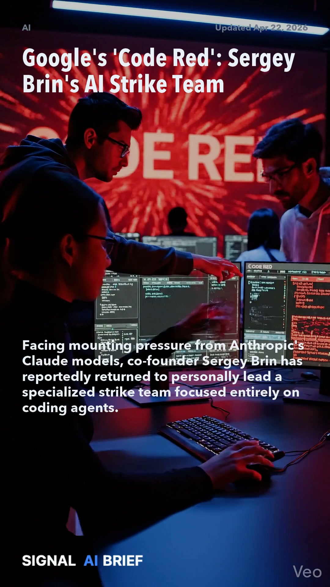 Google's 'Code Red': Sergey Brin's AI Strike Team
