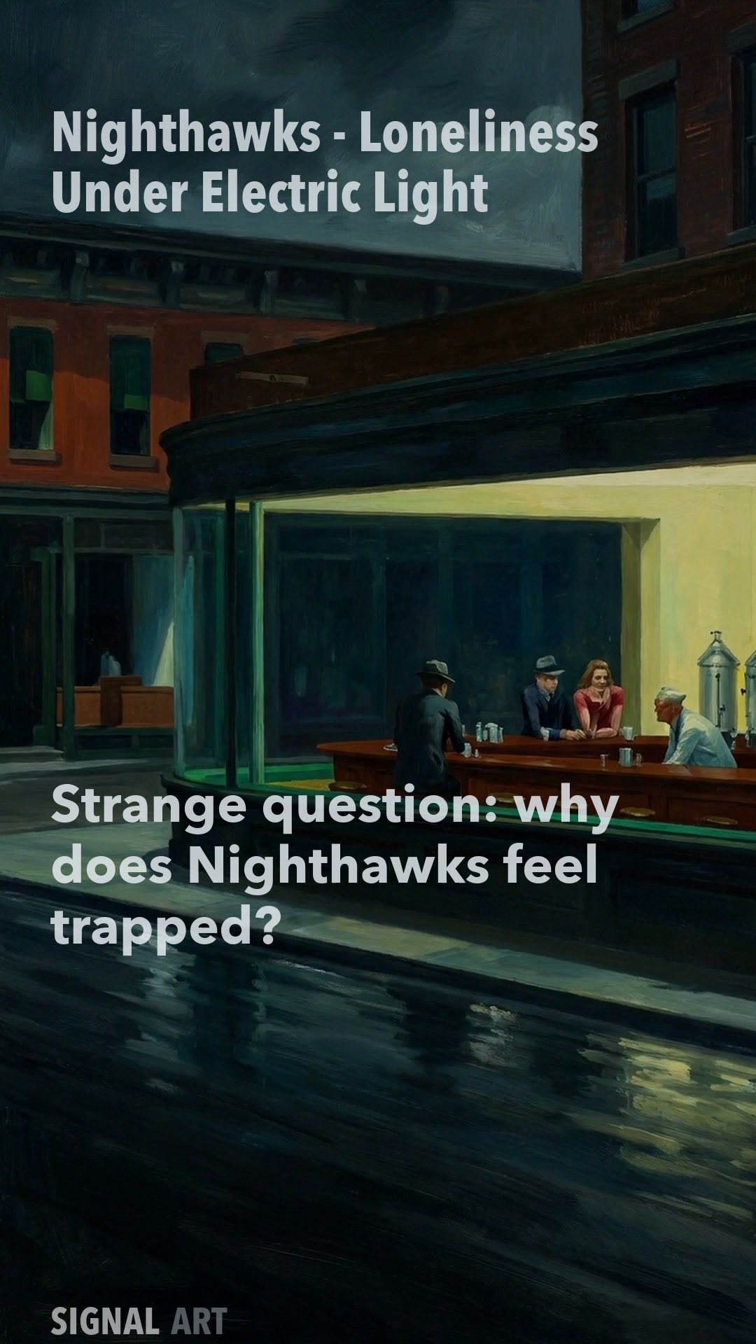 Nighthawks - Loneliness Under Electric Light