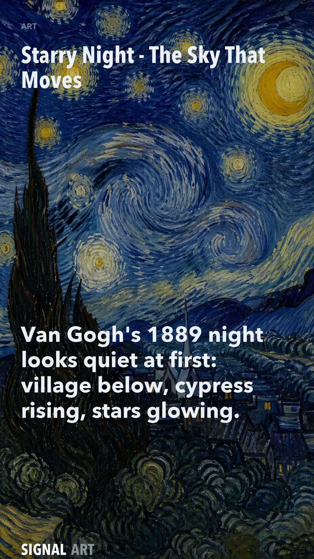 Starry Night - The Sky That Moves
