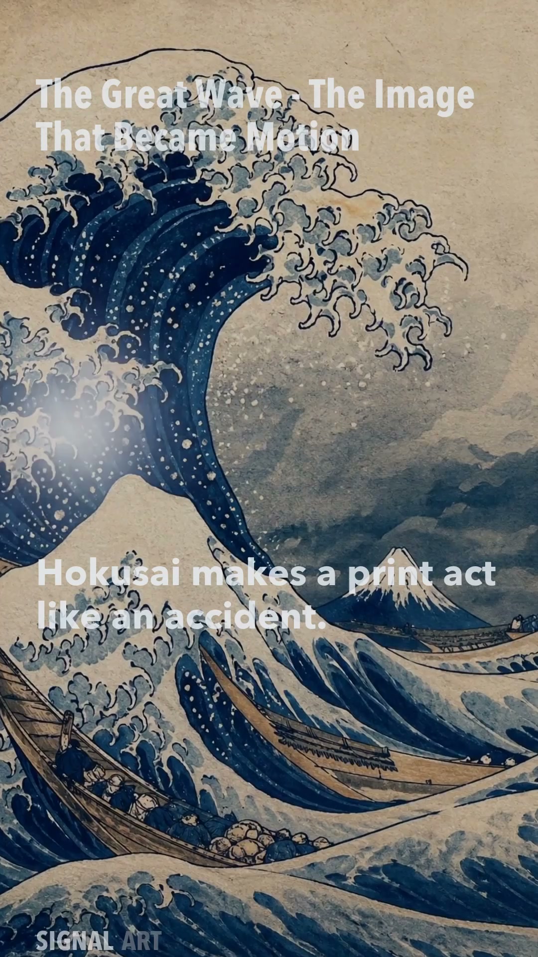 The Great Wave - The Image That Became Motion