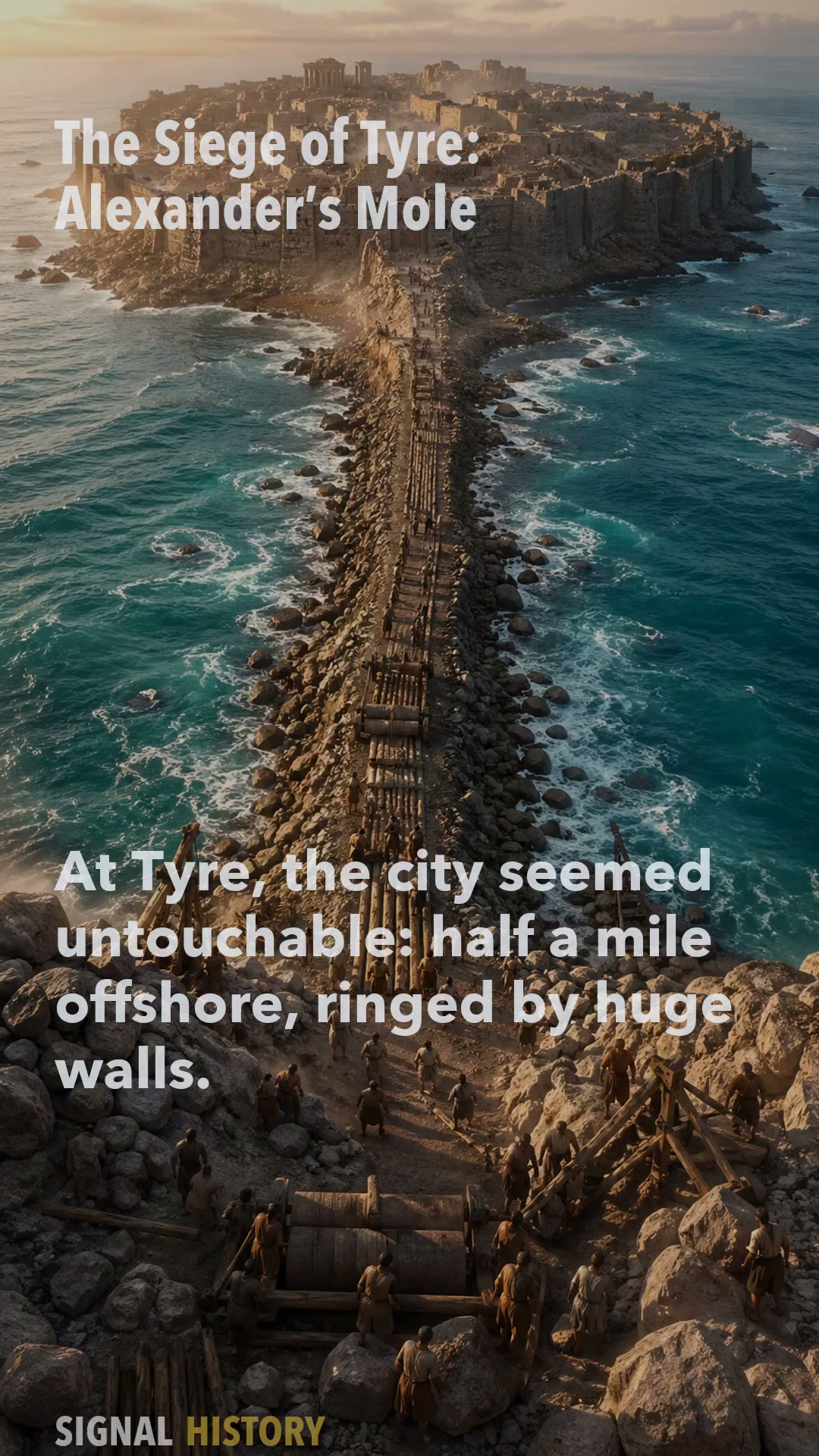 The Siege of Tyre: Alexander’s Mole