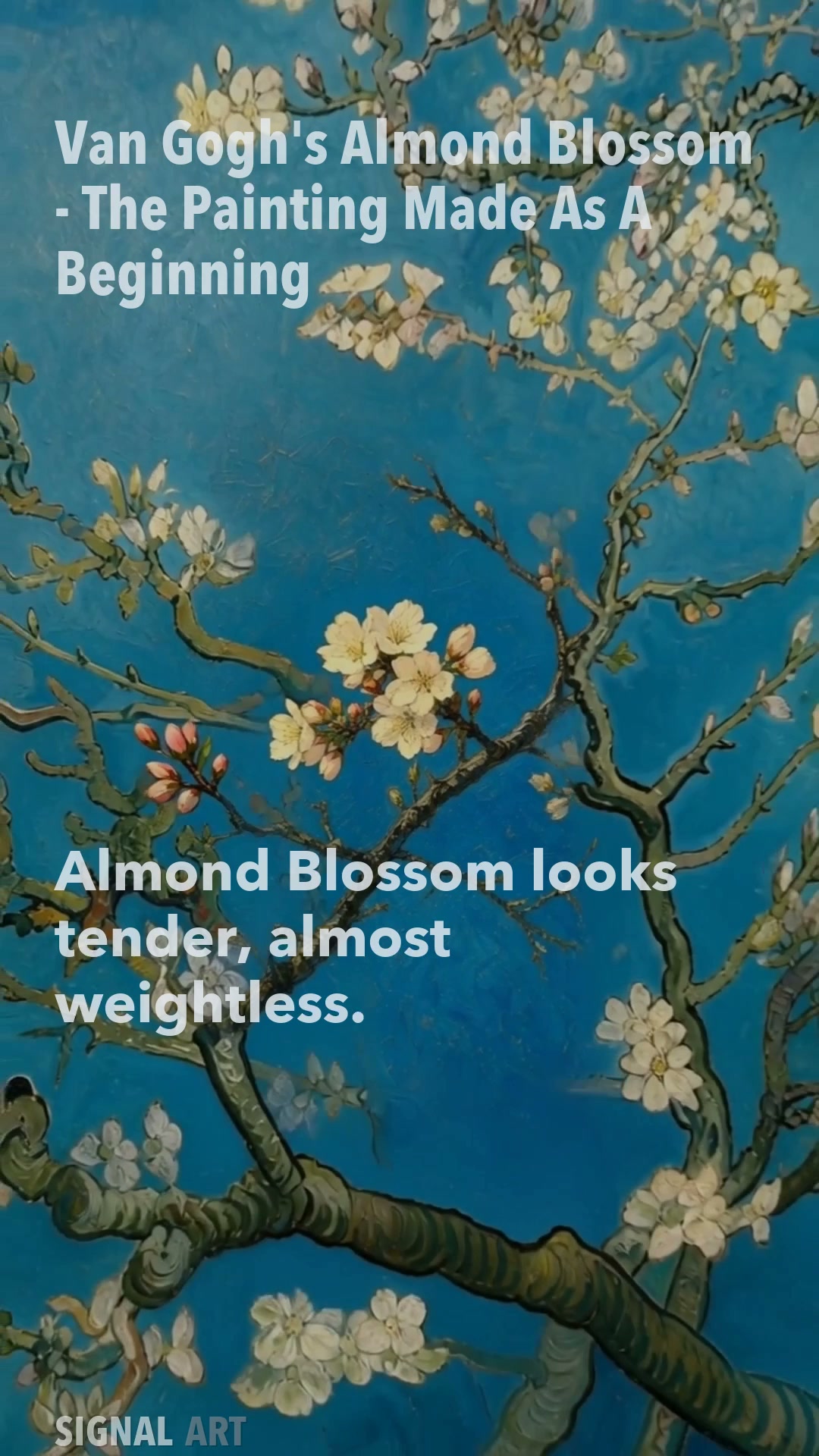 Van Gogh's Almond Blossom - The Painting Made As A Beginning