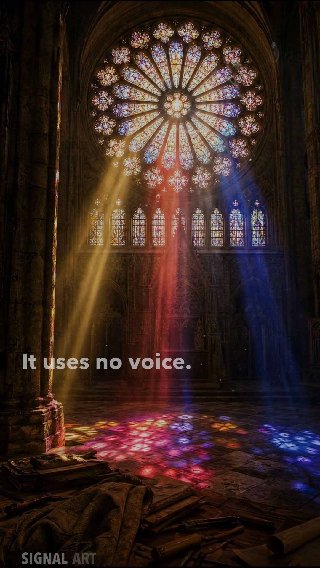 Why Chartres' rose window turns sunlight into doctrine