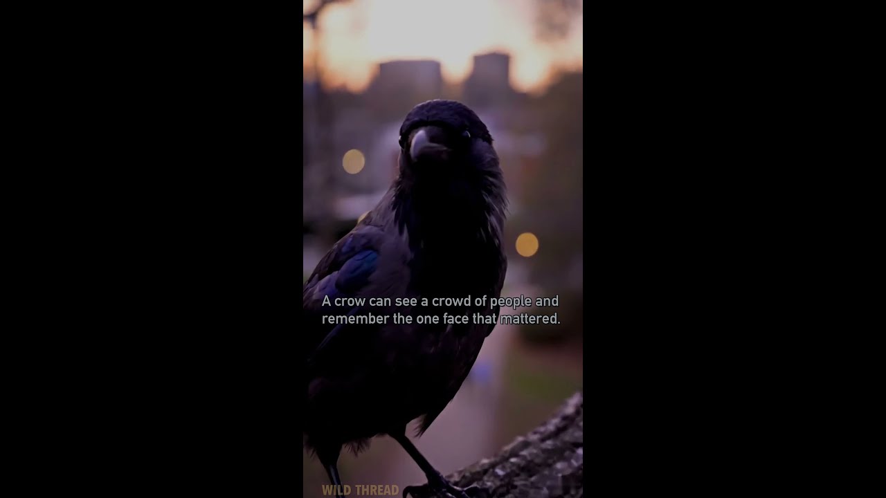 Why Crows Remember the Face of Danger