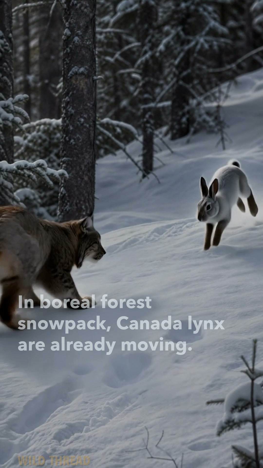 Why lynx turn snow into a hunting partner