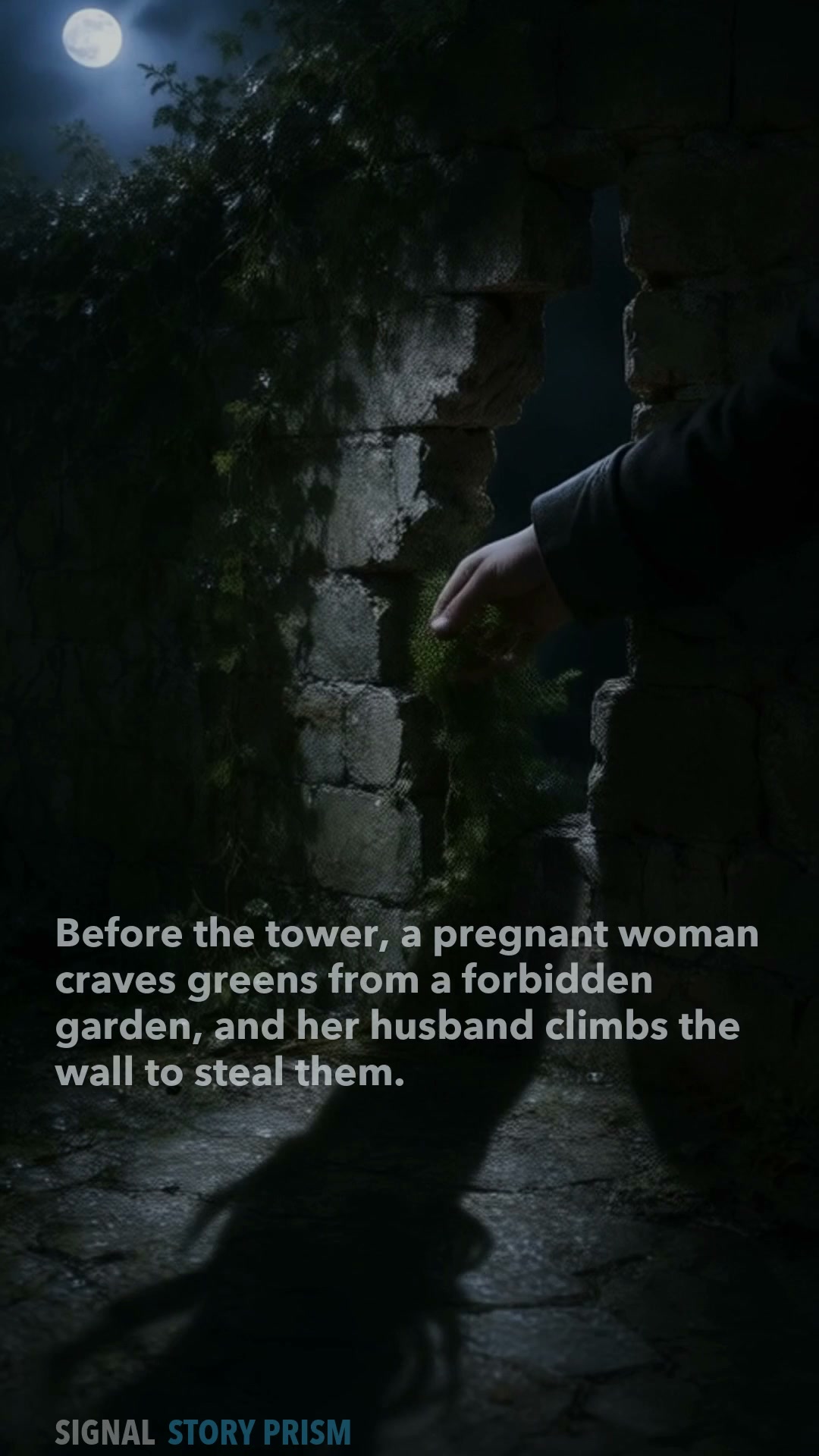 Why Rapunzel begins with a brutal bargain