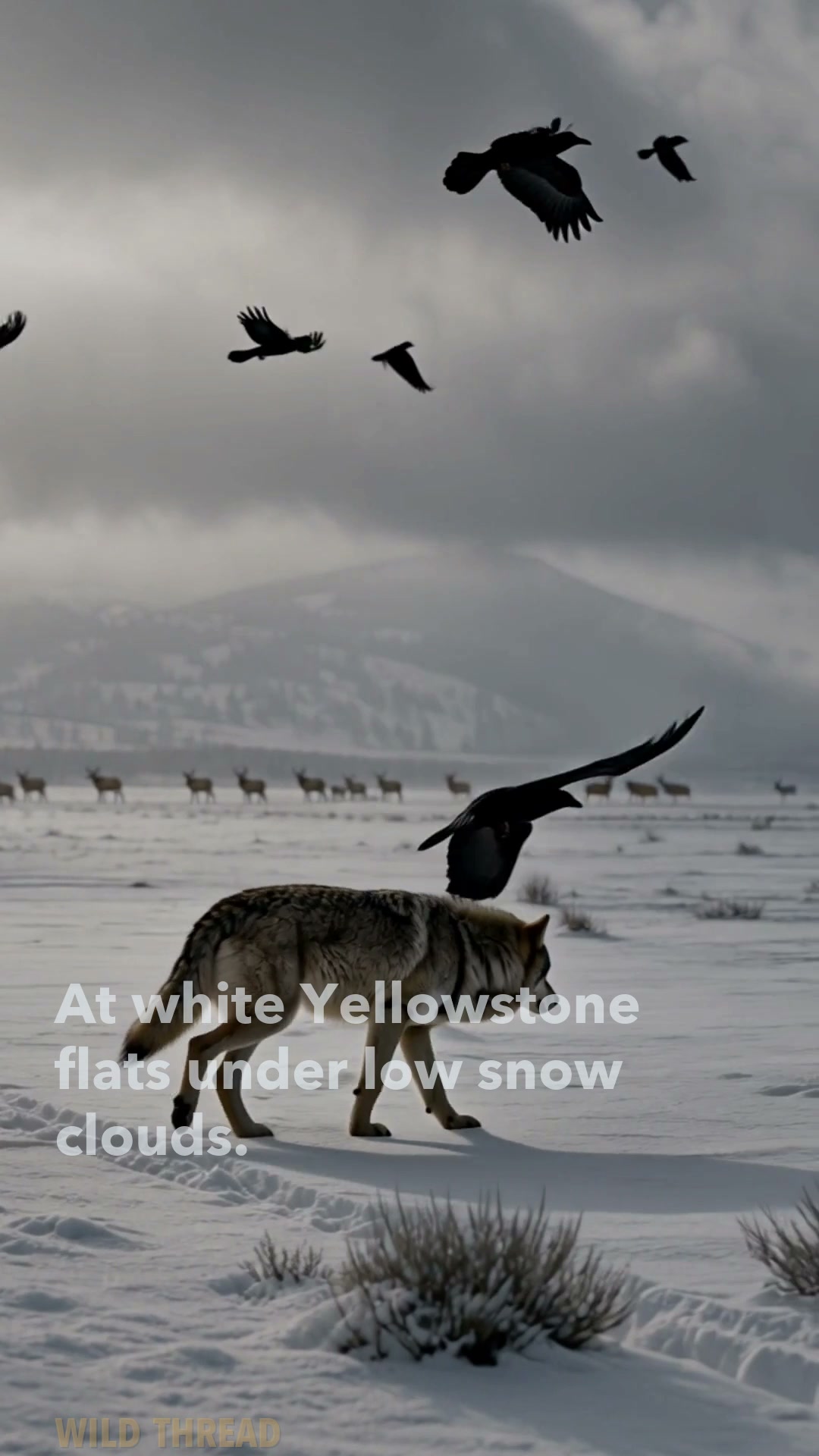 Why ravens follow wolves through winter